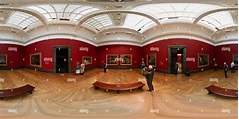 360° view of The Titian exhibition at the National Gallery in London ...