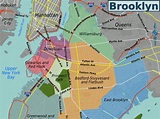 Mapa de Brooklyn | Turismo Nueva York | Plano. Mapa satelital y turístico.