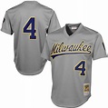 Majestic Paul Molitor Milwaukee Brewers 1987 Authentic Cooperstown ...