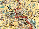 Berlin a Cold War Map Showing the Berlin Wall Vintage - Etsy