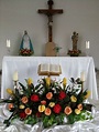 Altar de la palabra de Dios. | Decoraciones de altar, Santa teresa de ...
