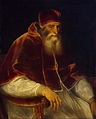 Portrait of Pope Paul III - Titian | Endless Paintings