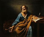 Valentin de Boulogne. Saint Marc, l'évangéliste. Versailles ...