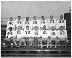 1964 football team portrait. - Wayne State University Digital Collections