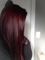 My new hair color !!! #darkredhair | Hair color burgundy, Wine hair ...