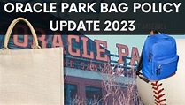 Oracle Park Bag Policy Update 2023- Carry The Right Bag
