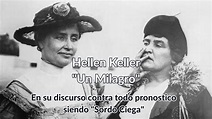 "El inspirador discurso de Helen Keller - Un testimonio de fuerza y ...