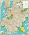Hagstrom's Map Of Brooklyn, New York City House Number And Transit ...