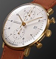 Junghans Max Bill Chronoscope 40mm Stainless Steel Watch - Flawless Crowns