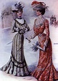 1900s - Umbrellas | Fashion illustration vintage, 1900 fashion, 1900s ...