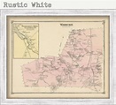 Town of WOBURN, Massachusetts 1875 Map