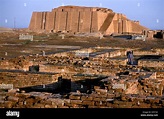Ziggurat of Ur of the Chaldees ancient Sumerian site in Southern Iraq ...