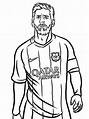 Retrato de Lionel Messi para colorear, imprimir e dibujar –ColoringOnly.Com