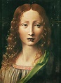 Head Of The Saviour Oil On Panel Painting by Leonardo Da Vinci - Fine ...