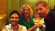 Erica Jong with Enrico Rotelli and Andrew Sean Greer | Couple photos ...