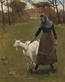 Hendrik Maarten Krabbé (1868-1931) , The white goat | Christie's