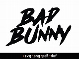 Bad Bunny 1 svg png pdf dxf - Etsy México