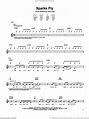 Swift - Sparks Fly sheet music for guitar solo (chords) [PDF]