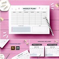 Weekly Planner Page Template | Free download