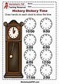 PDF Worksheets ( Telling the Time)