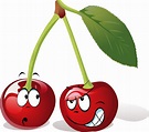 Cartoon cherries | Eten, Eten en drinken, Fruit