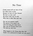 W.H. Auden, No Time. | Poetry words, Poems by famous poets, Aesthetic words