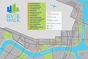 Tampa Riverwalk Map | Color 2018