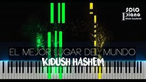 El Mejor Lugar del Mundo - Kidush Hashem | Easy Piano Tutorial ...