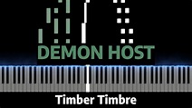 Timber Timbre – Demon Host // Synthesia Piano Tutorial (MEDIUM) - YouTube