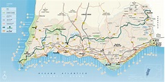 Algarve-Karte: Überblick und Orientierungshilfe • Algarve für Entdecker