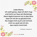 Muttertagsgedichte » Schöne Gedichte für Mamas - Hallo Eltern