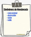 Sinónimos de «hondonada»