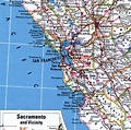 Map of San Francisco Bay Area Region of California