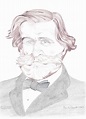 Giuseppe Verdi Portrait Drawing by Bernardo Capicotto - Pixels