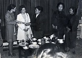 Ieng Thirith, the most powerful woman in the Khmer Rouge, meeting with ...