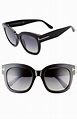 Tom Ford Women's Beatrix Polarized Square Sunglasses in Black - Lyst