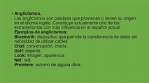 Definición de ANGLICISMOS - resumen + EJEMPLOS fáciles!!