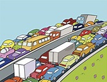 Cartoon Traffic Jam Stock Photos, Pictures & Royalty-Free Images - iStock