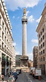Monumento Ao Grande Fogo De Londres Em 1666 Londres, Reino Unido Imagem ...