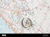 compass Ontario map Stock Photo - Alamy