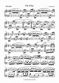 Beethoven - Fur Elise (original) sheet music for Piano - 8notes.com ...