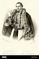 . Lithograph of metropolitan Daniel I, prince of Montenegro by Anastas ...