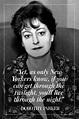 a black and white photo with a quote from dorotty parker