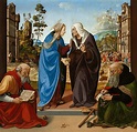 Heimsuchung, Szene von Piero di Cosimo: Kunstdruck kaufen