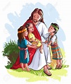 jesus with the children clipart 20 free Cliparts | Download images on ...