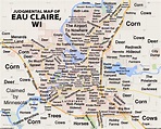 Map Of Eau Claire Wi - Map Of The World