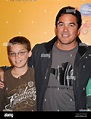 Dean Cain and son Christopher Cain attends the premiere of "Dragons ...