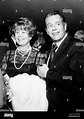 Desi Arnaz, right, and his second wife, Edith Mack Hirsch, ca. mid ...