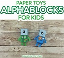 Alphablocks Paper Toys