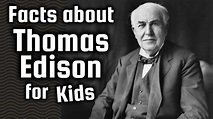 Thomas Edison Biography for Kids | Classrooom Video - YouTube
